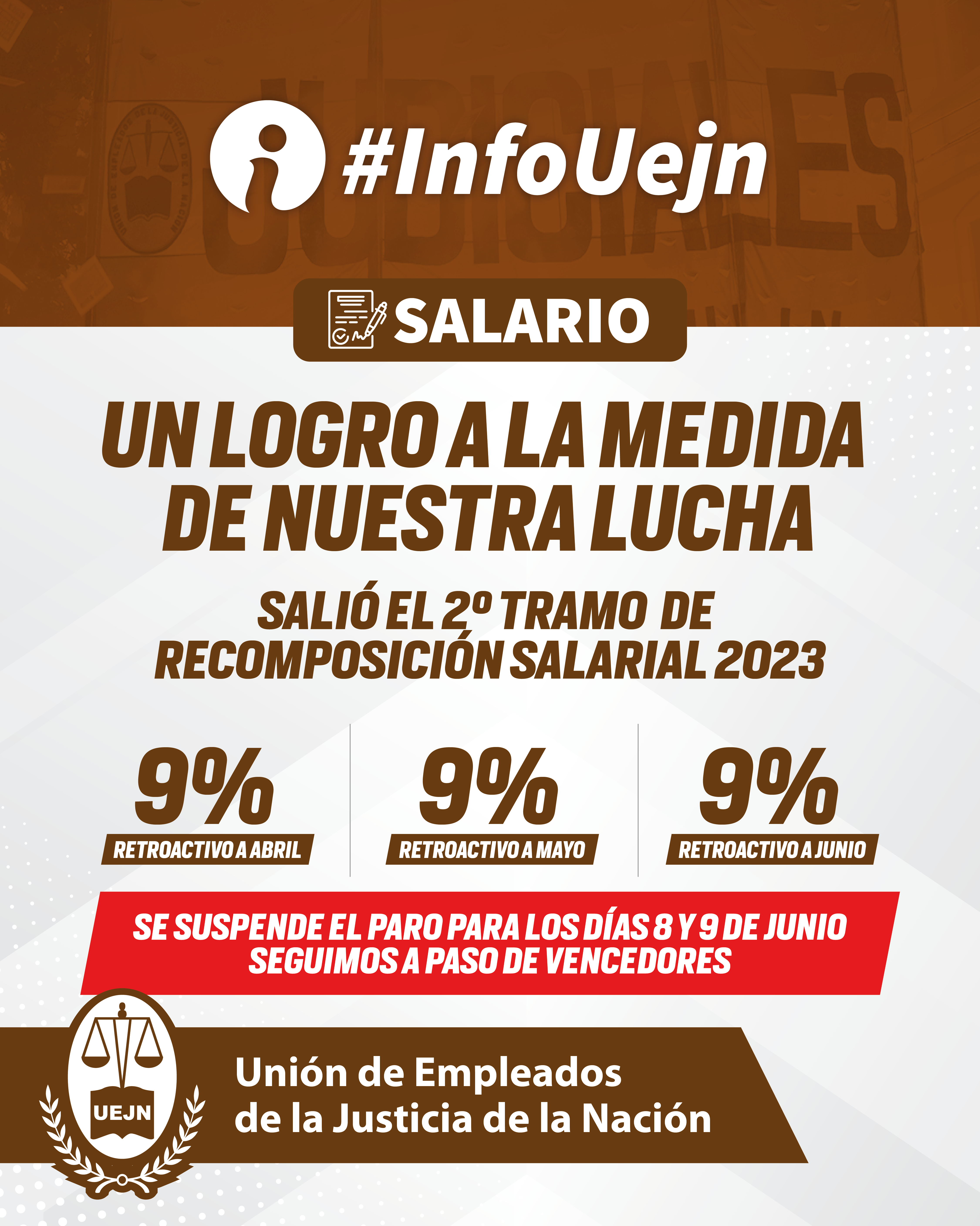 Un Logro A La Medida De Nuestra Lucha | UEJN - Unión De Empleados De La ...